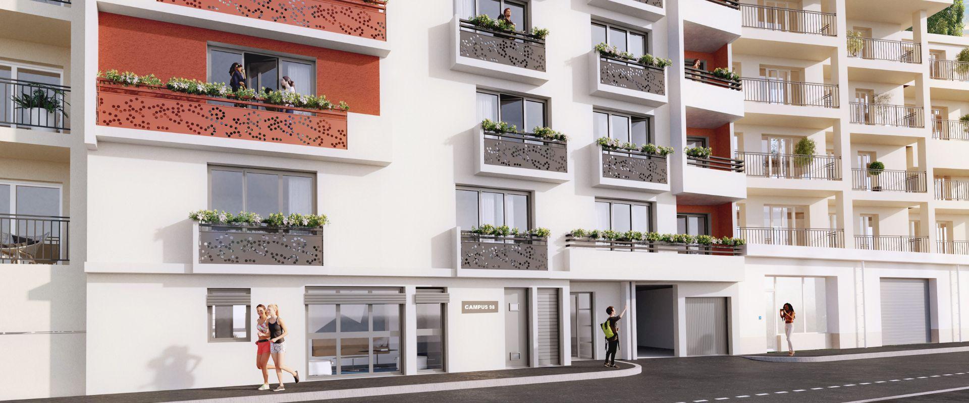 Programme immobilier neuf 13010 Marseille 10 Résidence étudiante Marseille 8042